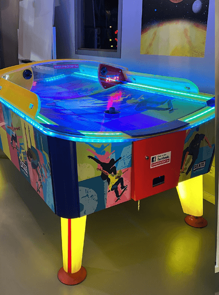 Jeux D'arcade électronique - Air Hockey Et Basketball Maison - Néon - Neuf